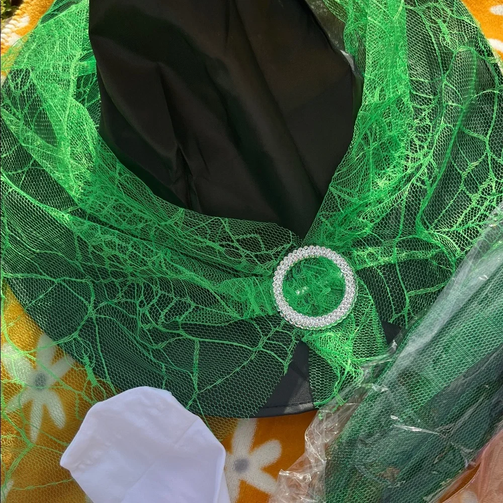 NEW WICKED Inspired Green Pink Witches Costume Accesories Glenda & Elpheba Women
